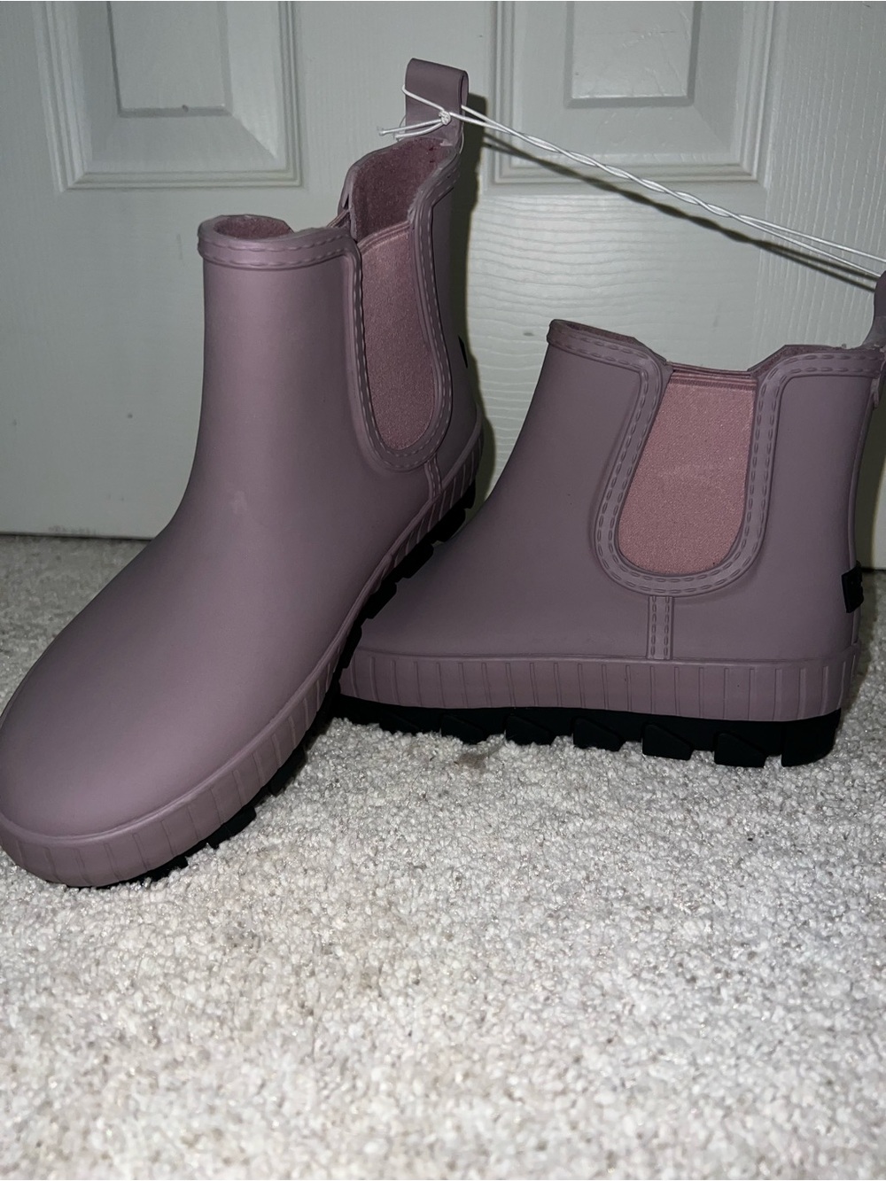 Sperry Women Chelsea Rain Boots in Dusty Mauve